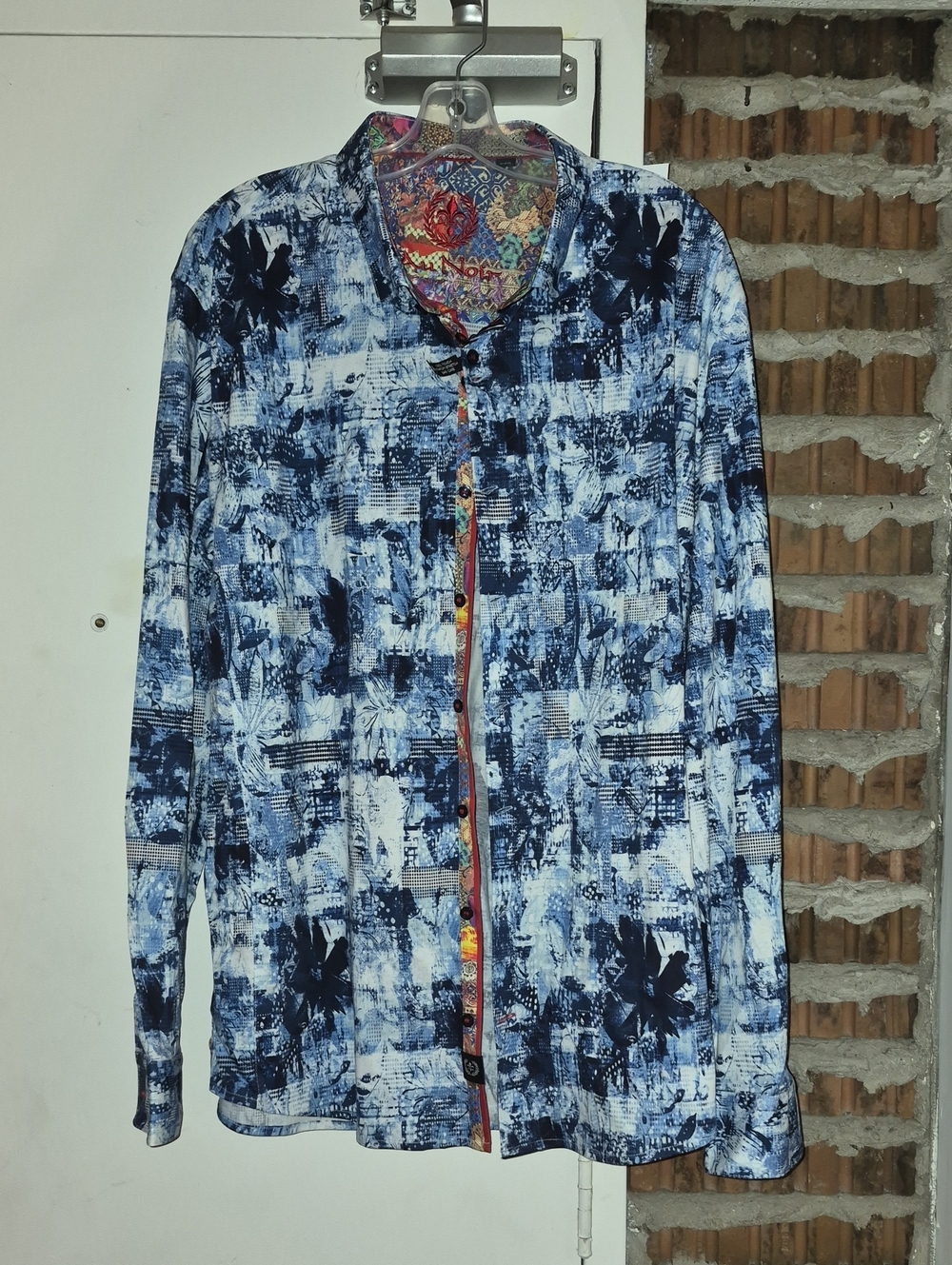 Au Noir Gomera Indigo Shirt Men Size 2XL XXL NWT NEW